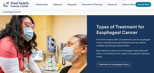Esophageal cancer - fast facts